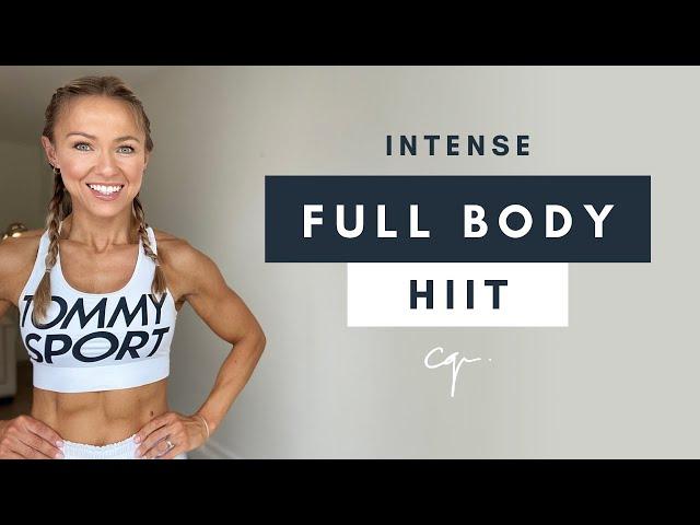 30 Min INTENSE FULL BODY HIIT Workout at Home | No Equipment