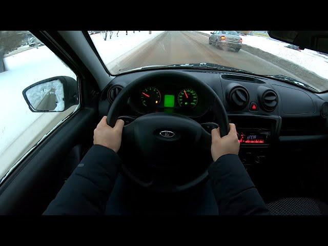 2017 ЛАДА ГРАНТА POV TEST DRIVE