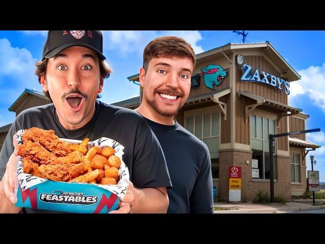 Eating NEW Fast Food Menu Items (MrBeast Box)