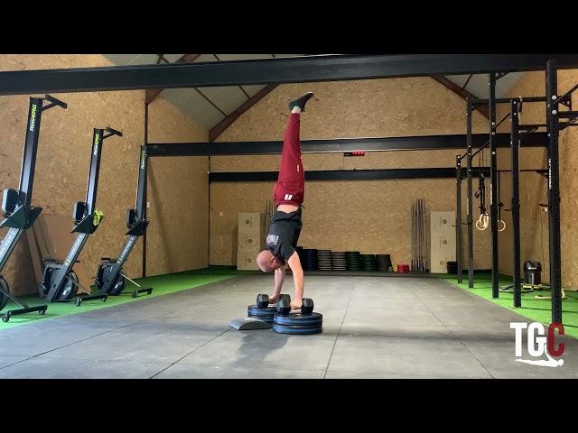 Db Deficit strict HSPU   Gymnastics Programming