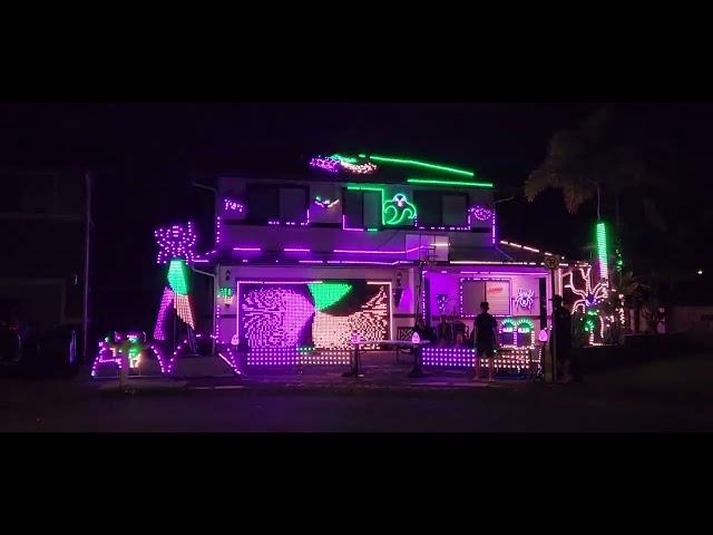 2022 Halloween Light Show - Mililani Mauka, Hawaii