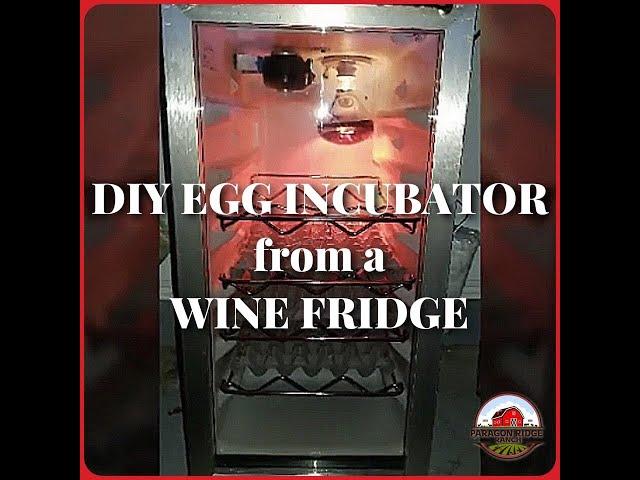 Step by Step Wine Fridge Conversion to Chicken Egg Incubator for only $33 still shots DIY INCUBATOR
