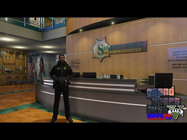 KUFFSrp LIVE! New Davis Sheriff's Station! | KUFFSrp FiveM Roleplay Server (Sheriff)