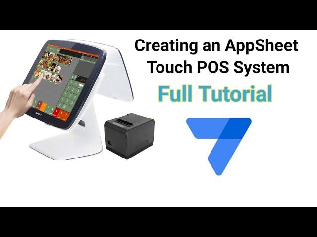 AppSheet POS System and Print Receipt Full Tutorial