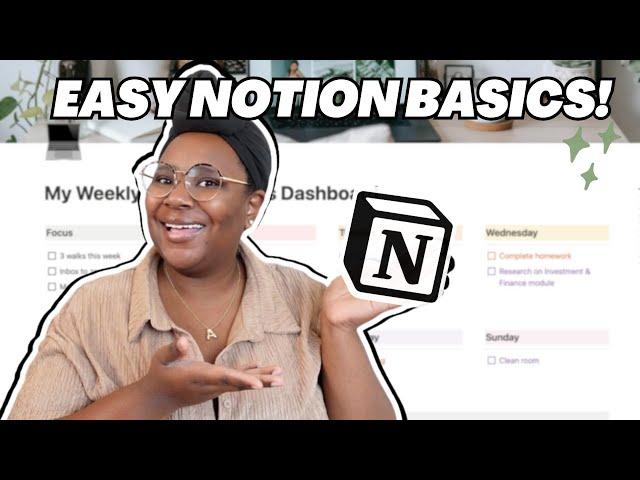 The BEST Notion Tutorial for Beginners ️ | Step-by-Step Guide to Using Notion!