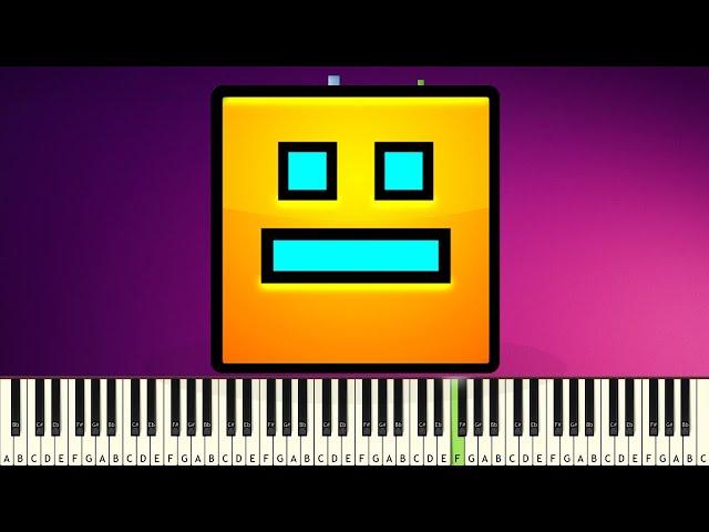 Geometry Dash - Back on Track - PIANO TUTORIAL