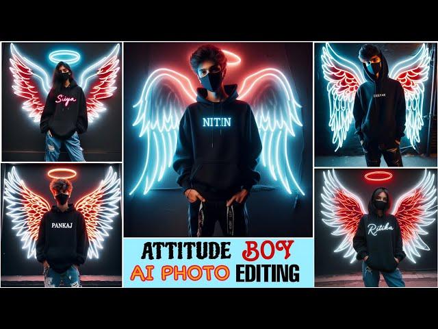 Attitude Boy Ai Photo Editing || Viral Instagram Images Creators || How To Generate HD Ai Images