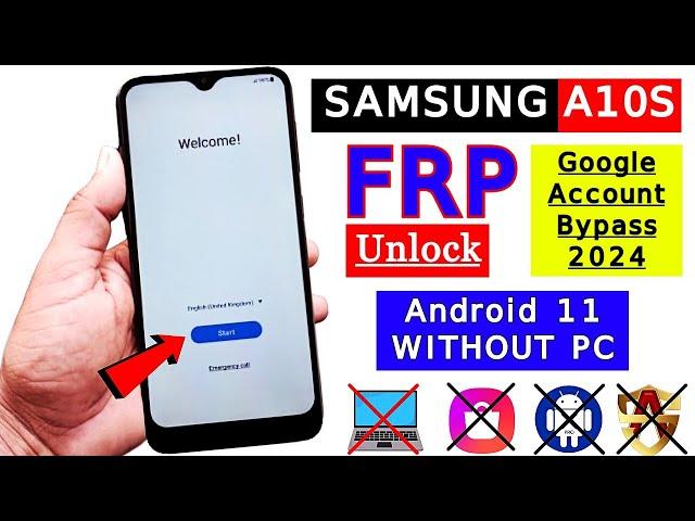 Samsung Galaxy A10s Frp Bypass Without PC 2024 | YouTube Update | Remove Google Account Android 11