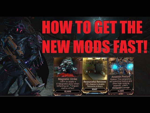 [WARFAME] Get The NEW MODS EASILY! Animal Tags META FARM Quick Guide | Koumei & The Five Fates