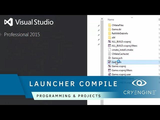 Compiling a CRYENGINE Project from a generated solution