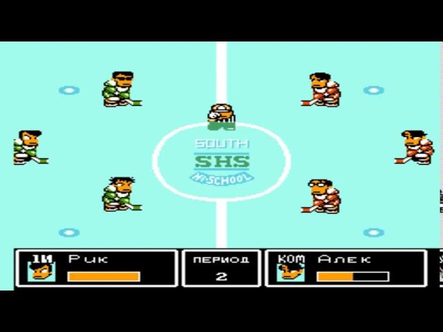 Хоккей без правил - полное прохождение [NES], Hockey без правил игра на денди, игра на денди хоккей