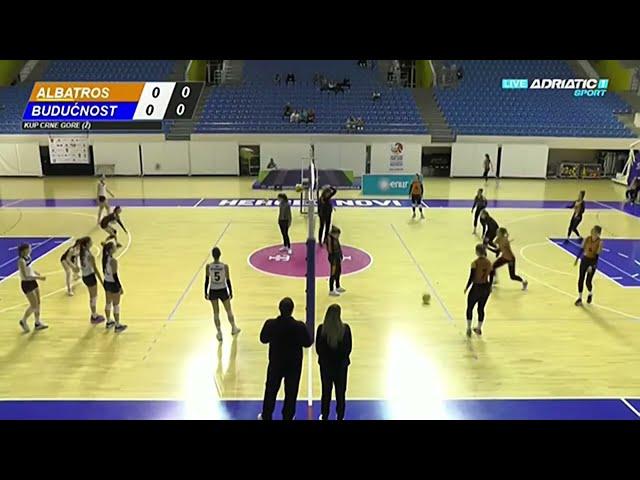 Albatros vs Budućnost volley 3:1 (četvrtfinale Kupa Crne Gore za odbojkašice)