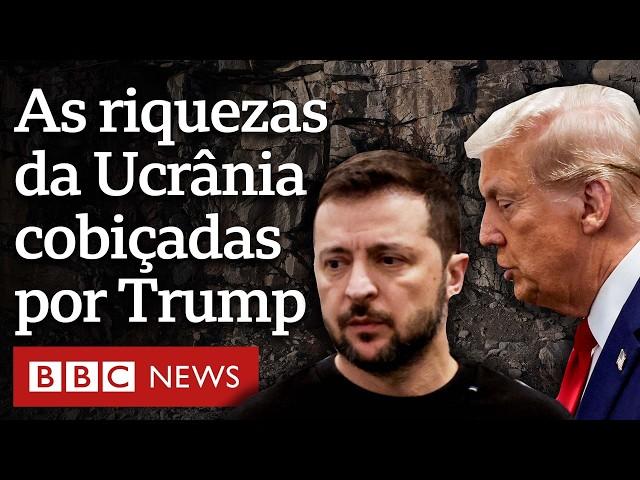 Os minérios da Ucrânia que viraram centrais nas negociações entre Trump e Zelensky