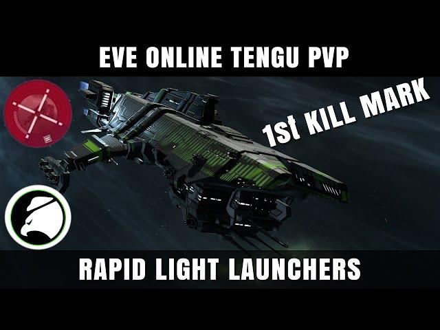 EVE Online Tengu PVP Fit Wormhole Solo PVP Rapid Light Missile Launchers