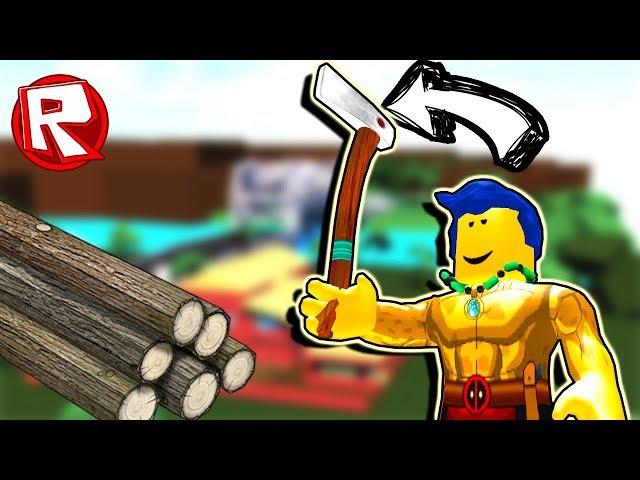 РОБЛОКС симулятор дровосека. МОЖНО ЛИ ЗАЛЕЗТЬ В ЛЕСОПИОКУ? | ROBLOX по русски