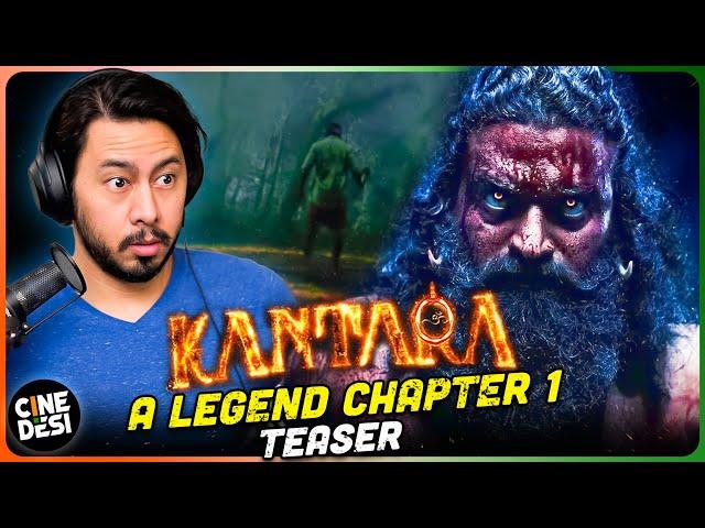 KANTARA A LEGEND CHAPTER-1 First Look Teaser REACTION | Rishab Shetty | Ajaneesh | Vijay Kiragandur