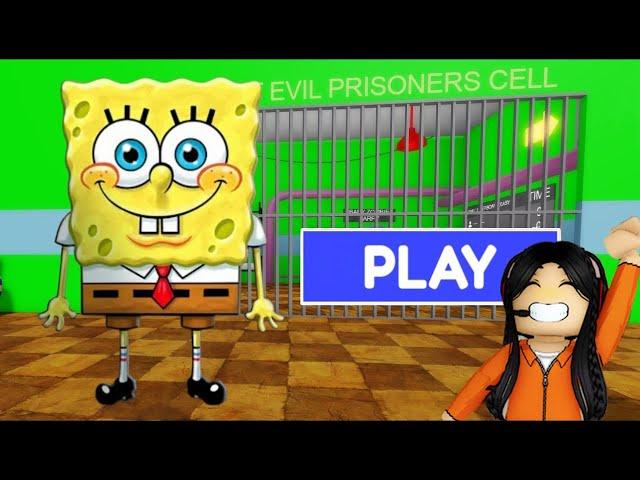 ESCAPA de la PRISION de BOB ESPONJA ROBLOX | paolazgames