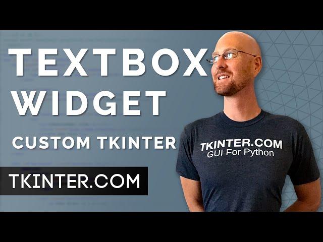 The TextBox Widget! - Tkinter CustomTkinter 13