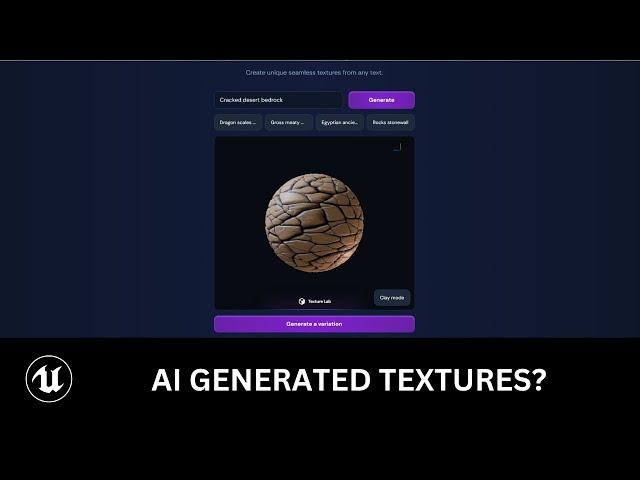 Unreal Engine 5 Tutorial - Using AI to Generate Custom Textures