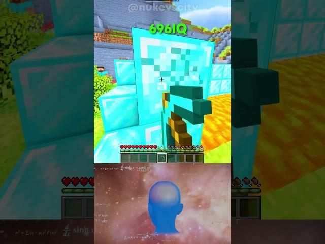 -200 IQ vs 6969 IQ Minecraft  ( World's Smallest Violin )