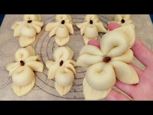 ПРОСТО БОМБА! КРАСИВЫЕ НЕОБЫЧНЫЕ БУЛОЧКИ / MAZALI YUMSHOQ BULOCHKA TAYYORLASH / SWEET DINNER ROLLS