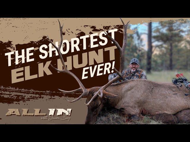 Shortest Archery Elk Hunt Ever