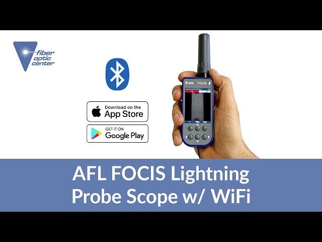 AFL FOCIS Lightning Multi fiber Connector Inspection System - Available from Fiber Optic Center