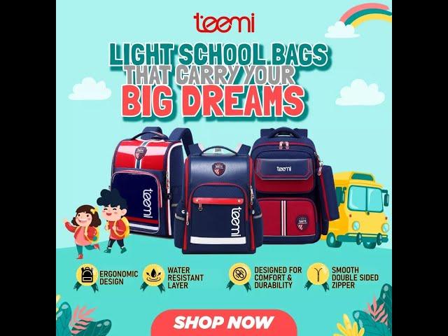 Teemi Ergonomic School Bag