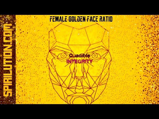 Female Golden Face Ratio - Facial Symmetry Formula (Binaural Beats Healing Frequency Music)