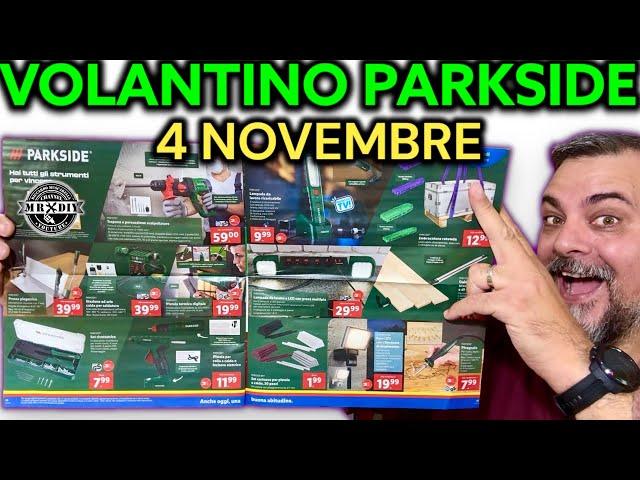 Parkside Lidl DIY Flyer November 4, 2024. Riccardo Muscarella #parkside #lidl #tools