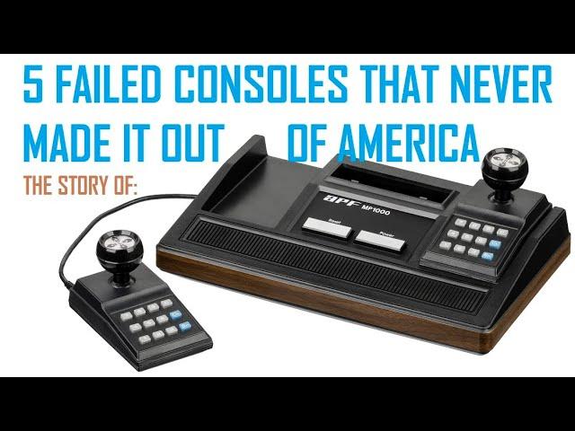 5 Failed Consoles That Never Made It Out Of America