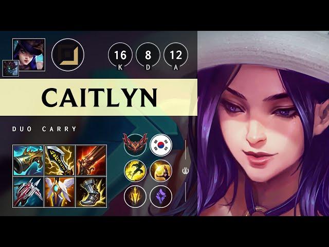 Caitlyn ADC vs Jinx: Godlike - KR Grandmaster Patch 14.23