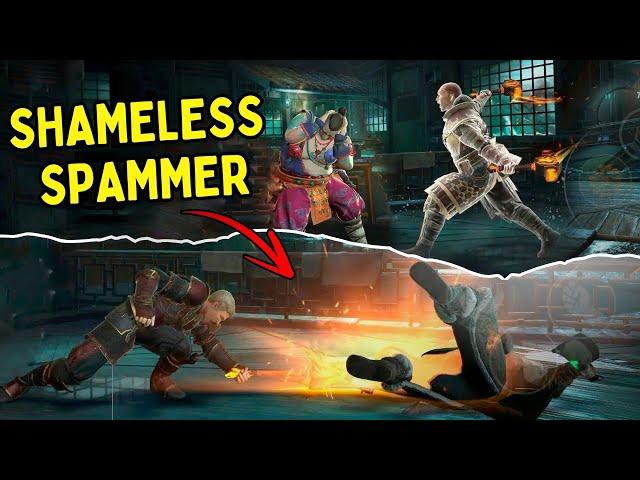 He defeated me and used taunt after Spamming  Sarge and Marcus pro spammer || Shadow Fight 4 Arena