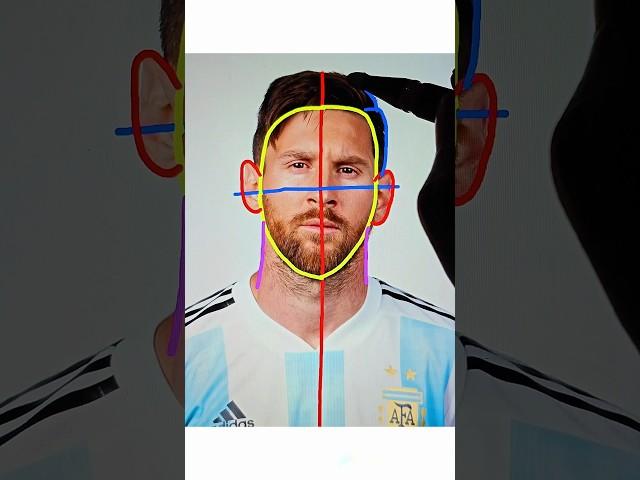 How to draw a Messi tutorial ||#drawing #draw #art #messi #shorts #short