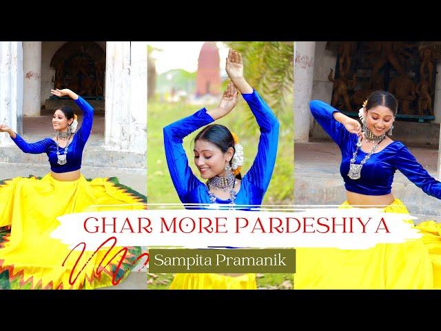 Ghar More Pardesiya ||  Dance Cover By Sampita Pramanik || Shreya Ghoshal || Ramanavami Special ||