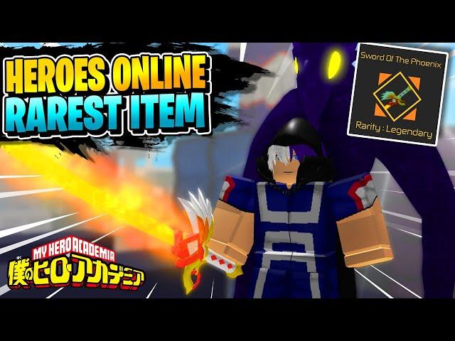 ROBLOX HEROES ONLINE: HOW TO GET THE RAREST ITEM IN THE GAME! [Phoenix Sword]