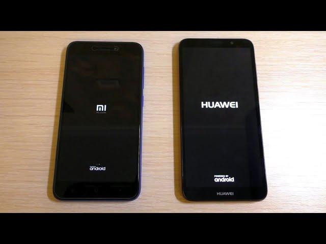 XIAOMI Redmi Go vs HUAWEI Y5 Lite Bootanimation