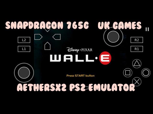 Disney-Pixar Wall-E | Aethersx2 PS2 Emulator | Android Snapdragon 765G | Gameplay | (Uk Games)