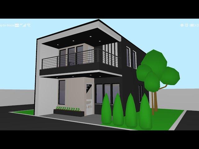 Floor Plan Creator || 4.5m x 7m Double Storey House