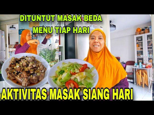 AKTIVITAS TKW HONGKONG || BELANJA LANJUT MASAK DUA MENU BUAT MAKAN SIANG MAJIKAN @Markonah06