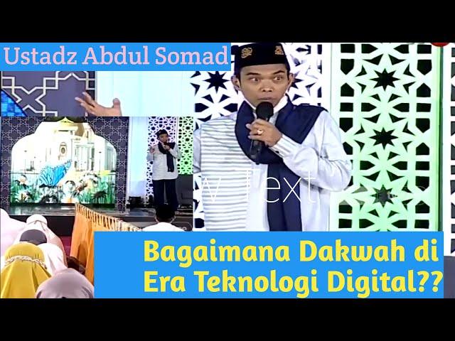 Dakwah Melalui Teknologi Digital?- Ustadz Dr.Abdul Somad,Lc,MA - Damai Indonesia