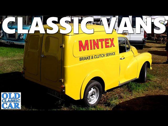 160 vintage & classic vans, inc Morris J-Type, Ford E83W, Bedford CA, Fordson 5cwt, A35 van etc