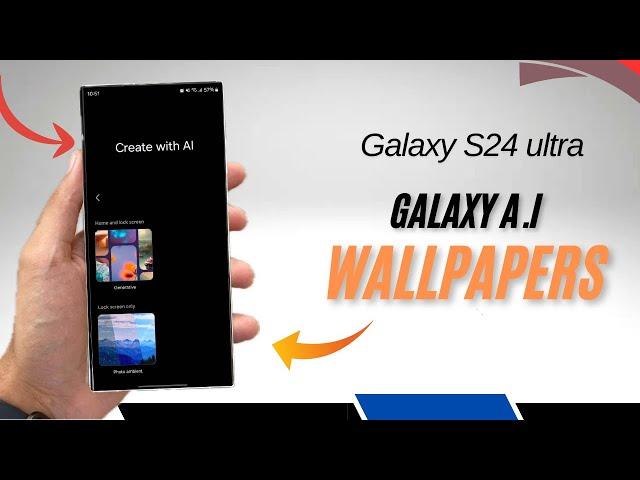 Samsung Galaxy S24 Ultra - HIDDEN Galaxy A.I Wallpaper Trick!