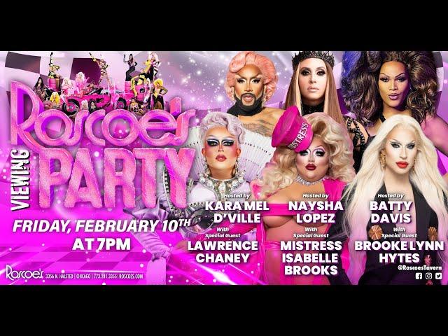 Brooke, Lawrence & Mistress Isabelle: Roscoe's RuPaul's Drag Race Season 15 Viewing Party