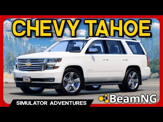 BeamNG Chevrolet Tahoe SUV Mod - Just Too Big?