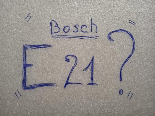 Сброс ошибки E21 на стиральной машине BOSCH