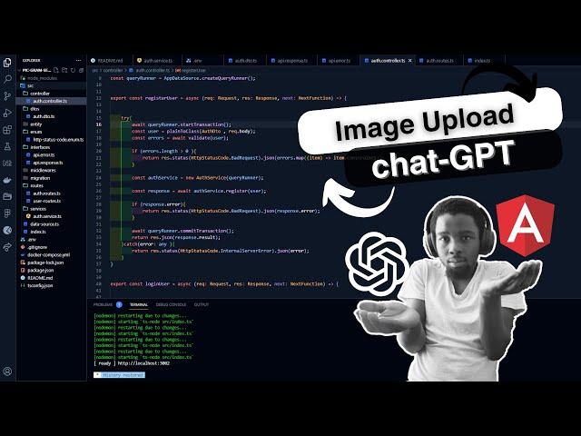 Effortlessly Integrate Image Upload with Angular and ChatGPT - No Code Required!