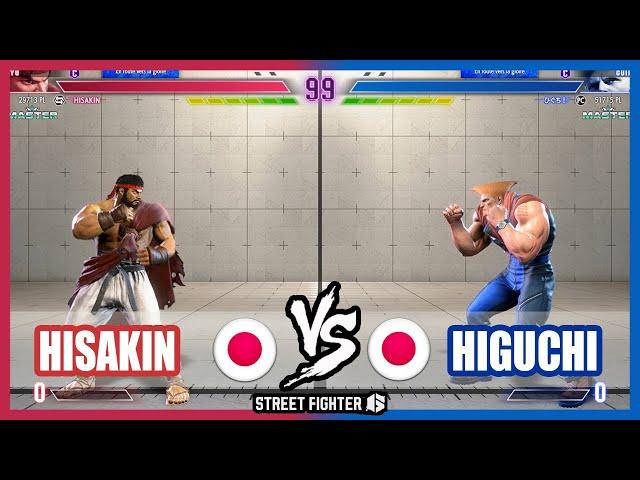SF6  Hisakin (Ryu) VS Higuchi (Guile)【Street Fighter 6】
