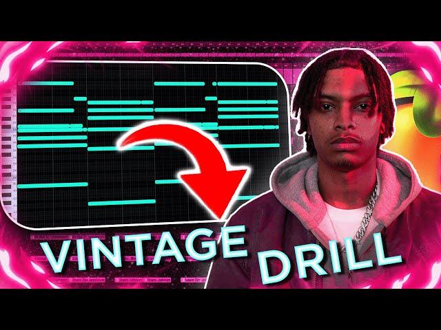 Making A Vintage Drill Beat For Nemzzz & Namesbliss (FL Studio 21)