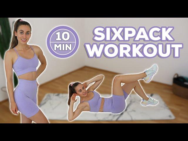 10 Min. CORE WORKOUT | Extremes Sixpack + Unterer Rücken Workout für Zuhause!